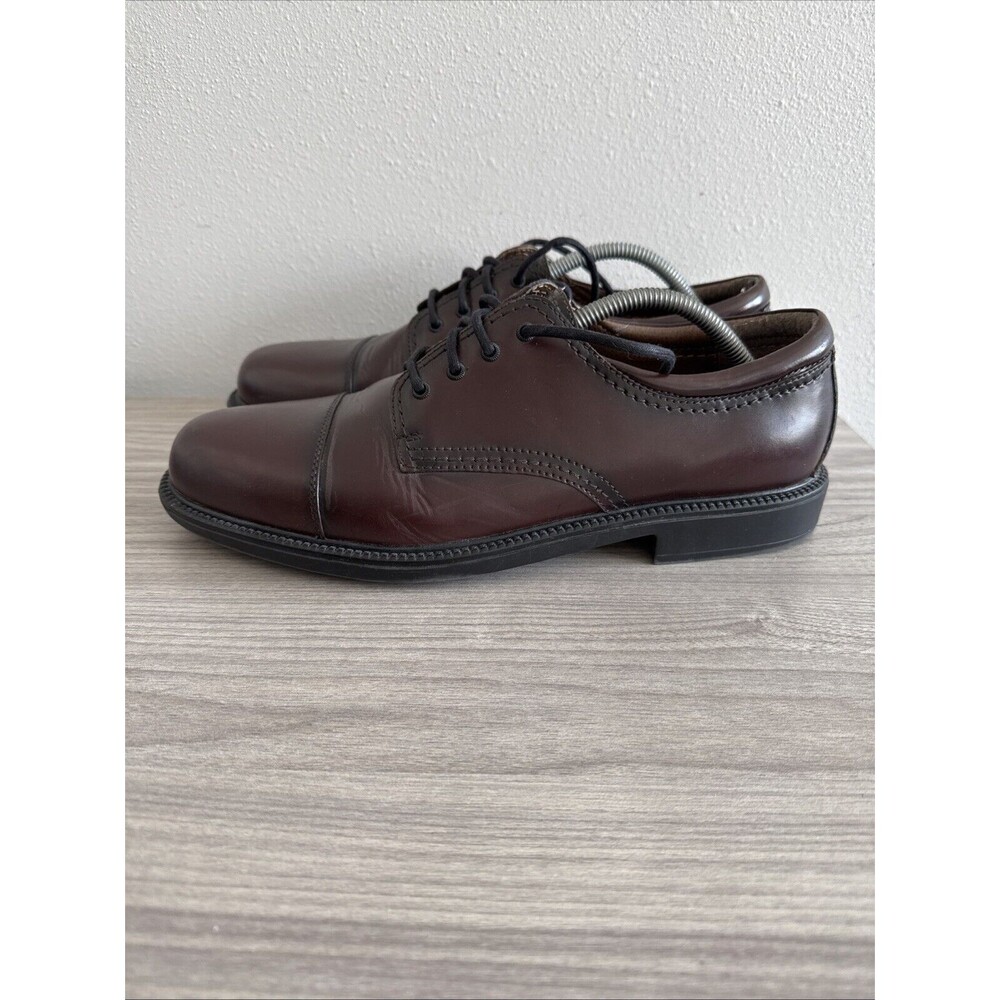Dockers Men Shoes Genuine Leather Dress Casual Cap Toe‎ Lace-up Oxford Size 12M
